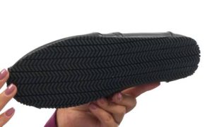 Rubber slip-resistant outsole