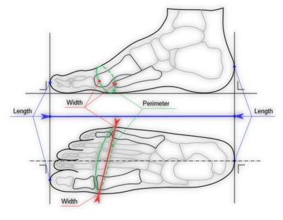 Mondopoint shoe size system