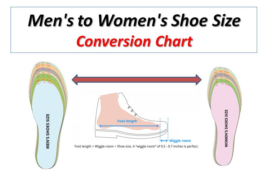 How to Convert Men’s to Women’s Shoe Size